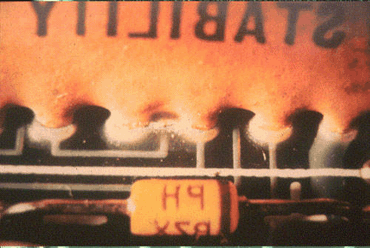 Figure 2: This defect originated in the assembly process, when the part was inserted incorrectly Figure 2: This defect originated in the assembly process, when the part was inserted incorrectly